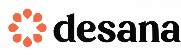 Desana Logo Black with Petals